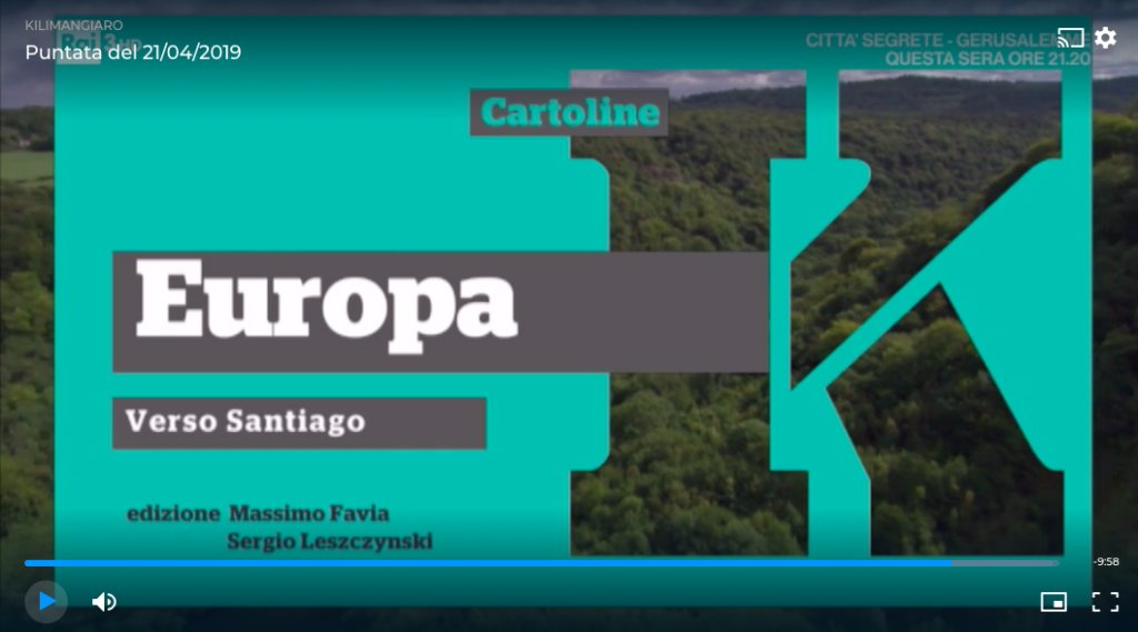cammino di santiago servizio tv